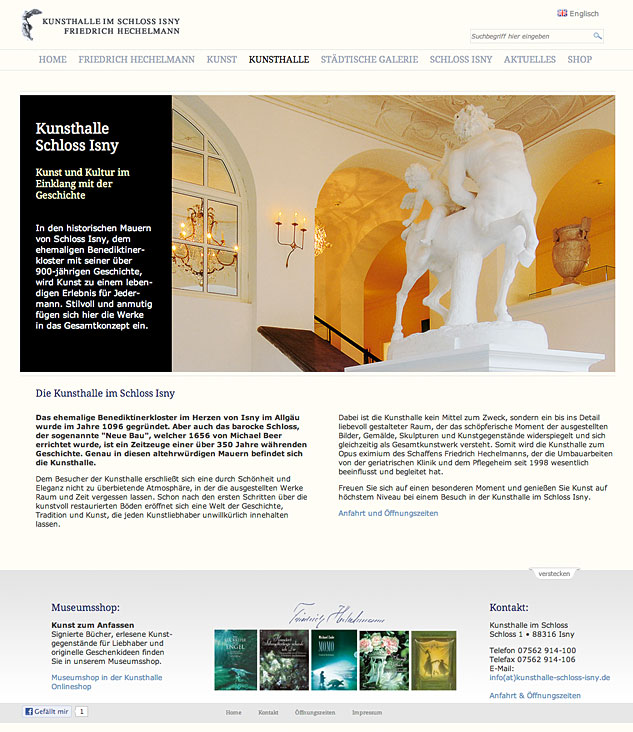 Relaunch der Website für Friedrich Hechelmann im stilvollen, eleganten Corporate Design Relaunch der Website für Friedrich Hechelmann im stilvollen, eleganten Corporate Design