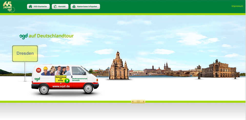 Das Webspecial bietet eine animierte Deutschlandtour, die mit verschiedenen Sounds unterlegt ist. Das Webspecial bietet eine animierte Deutschlandtour, die mit verschiedenen Sounds unterlegt ist.